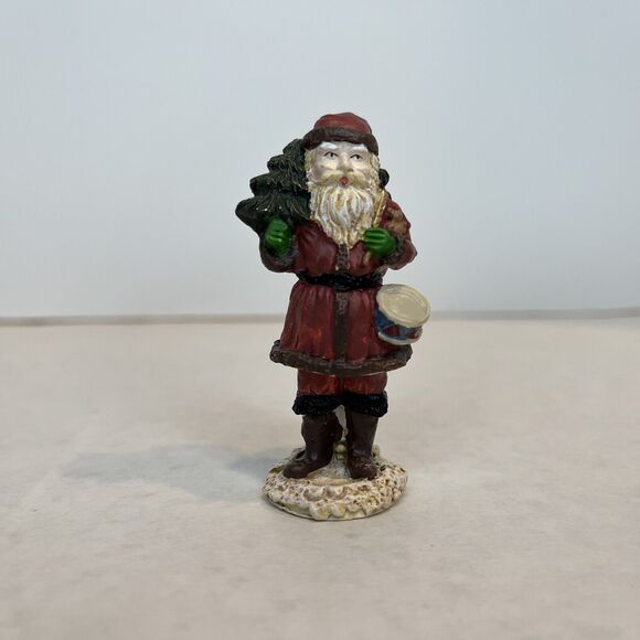 Novelino Pewter Gift Lot of 3 Christmas Church Santa Tree Figure Holiday 2.5" - Picture 12 of 16